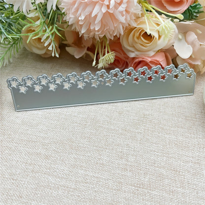 1pc Elegant Star Lace Metal Die Cut Stencil - Ideal for Scrapbooking, Greeting Cards, Photo Albums & Craft Decor, Wedding Stationery | Decorative Star Pattern | Durable Metal Die Cut, Star Decor
