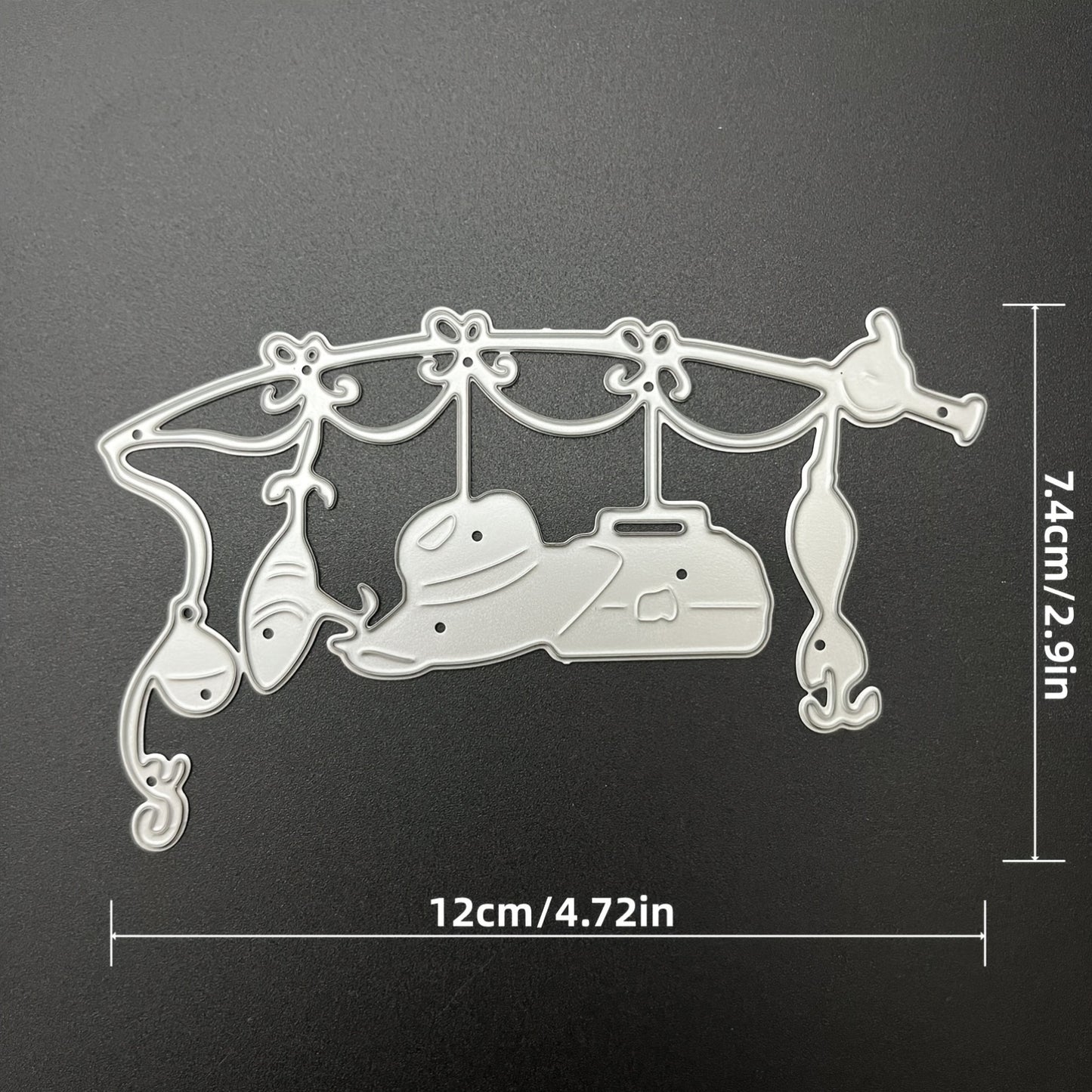 1pc Flower Vine Basket Hat Leaf Fish Creativity Butterfly Greeting Card Cutting Dies for Card Making Metal Die Cuts,Wedding Invitations for DIY Scrapbooking Metal Cut Dies Artist Die Cuts for Card Making Embossing Photo Album Craft Decor