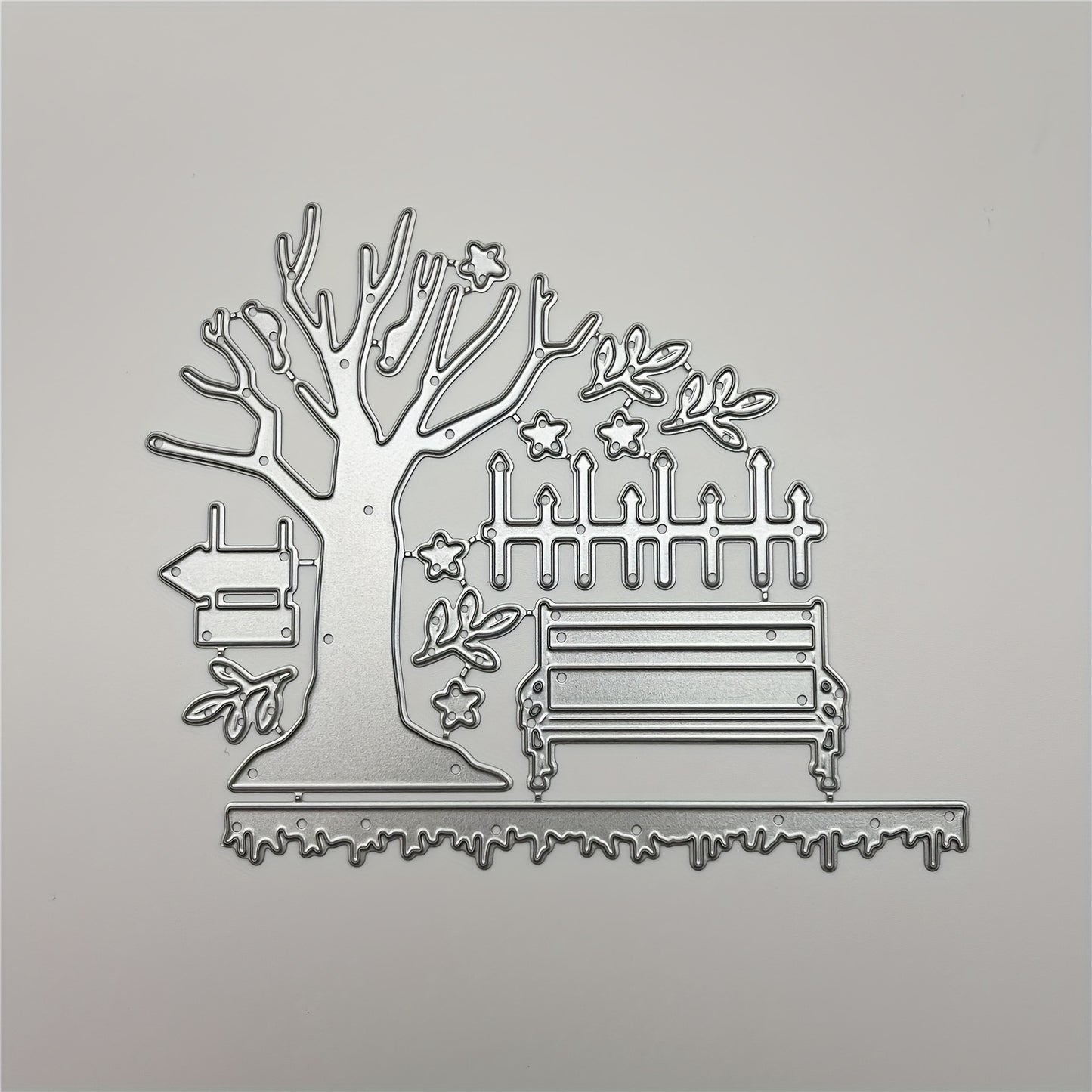 1pc Creative Fall Tree of Life Metal Cutting Dies, Cut Dies for Card Making for Scrapbooking Paper Decoration Journal Card Greeting card Wedding Craft Decor Stencils DIY Scrapbooking Cards Decorative Embossing Paper Dies