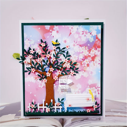 1pc Creative Fall Tree of Life Metal Cutting Dies, Cut Dies for Card Making for Scrapbooking Paper Decoration Journal Card Greeting card Wedding Craft Decor Stencils DIY Scrapbooking Cards Decorative Embossing Paper Dies