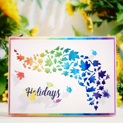 1pc Autumn Leaf Metal Cutting Die Set for Card Making, Scrapbooking, and DIY Crafts - Perfect for Thanksgiving, Weddings, and Seasonal Decorations, Craft Decorations|Vibrant Craft Supplies|Durable Craft Material