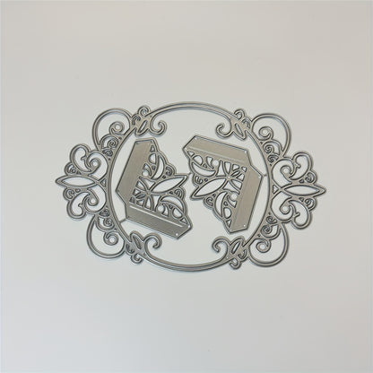 Spring/Summer Wedding Season 1pc Round Lace Edge Wave Flower Metal Cutting Dies for DIY Scrapbooking, Wedding Decoration and Embossing Paper Craft
